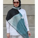 روسری سبز مشکی