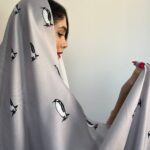 شال طوسی پنگوئنی