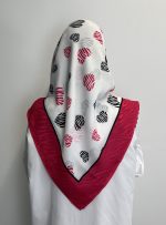 روسری قلبی