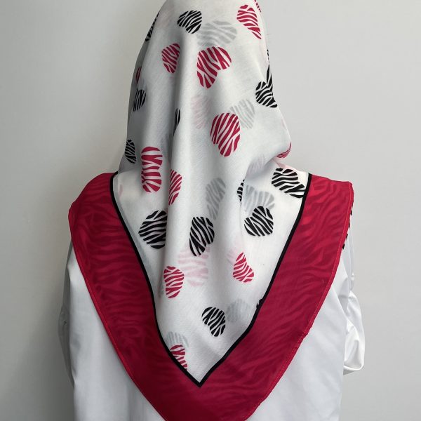 روسری قلبی