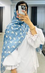 شال فلامینگو آبی