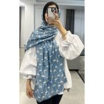 شال فلامینگو آبی