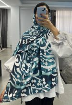 شال طرح شعر