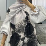شال طرح گربه